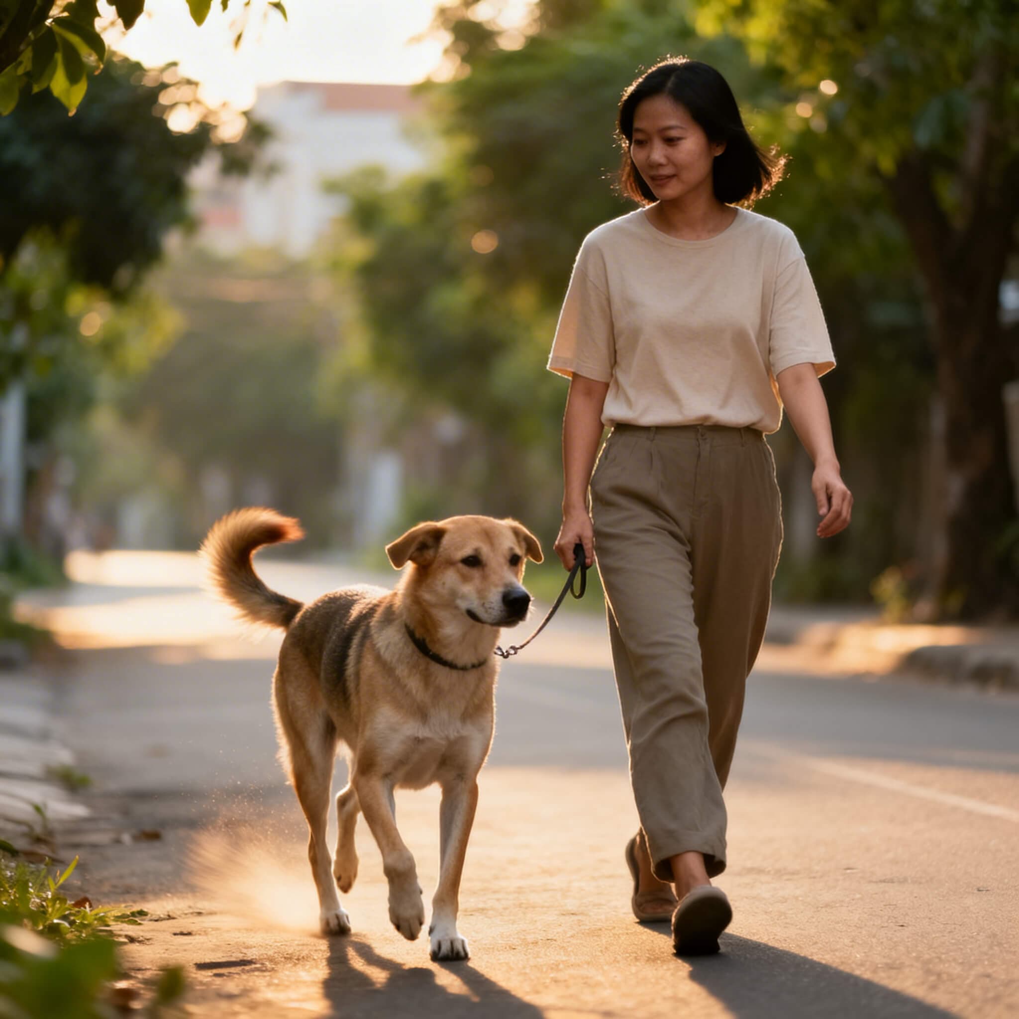 Dắt Chó Đi Dạo